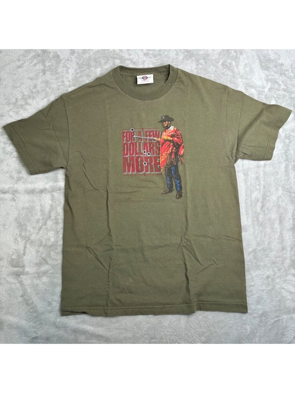 For A Few Dollars More Graphic T-Shirt Army Green Mad Engine 100% Cotton G/L